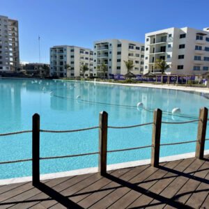 Departamento amueblado en venta Bluú Habitat Lagoons, a 10 minutos de la playa