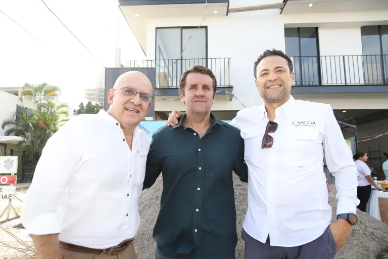 Roberto González, Fernando Sánchez y Gaddiel Hernández.